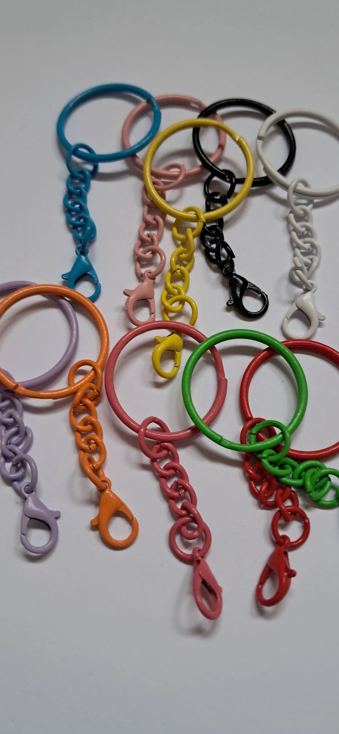 10 porte-clés attache multicolore  – photo 3